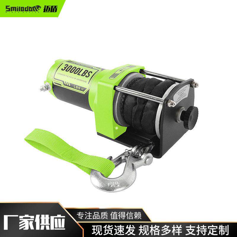 Household 000-pound car electric winch 9-meter vehicle-mounted high-tension winch field self-rescue tractor