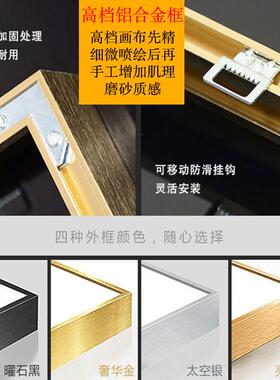 网红原创高级手工肌理质感时尚纯红色抽象装饰画民宿酒店客厅玄关