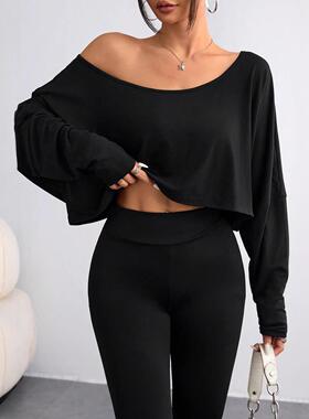 Women's Solid Color Button Front Vest & Wide Leg Pants