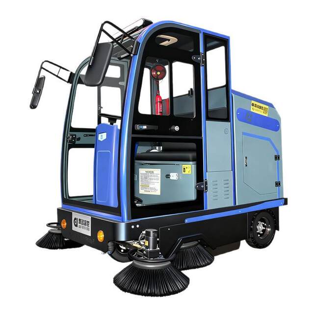 ໂຮງງານ sweeper ລ້ອມຮອບຢ່າງເຕັມສ່ວນສວນສາທາລະ scenic ຖະຫນົນຫົນທາງ sweeper ໄຟຟ້າ DJ2000