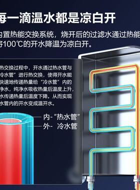 德玛仕商用直饮水机办公净水加热一体机冷热开水机YT-4K规格：2L9