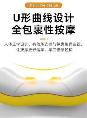 多功能按摩腰靠礼盒热敷揉捏车载家用颈椎按摩仪送父母长辈礼物