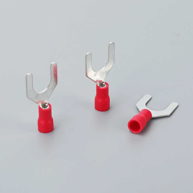 SV1.25-8叉形预绝缘铜线耳压线鼻铜接头  U型冷压接线端子,淘宝优惠券,粉丝福利购,淘宝优惠卷