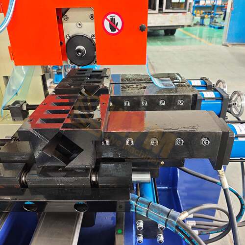 YJ425CNC全自动切管机（伺服送料，左右夹紧）不锈钢管铜管切割 - 图1