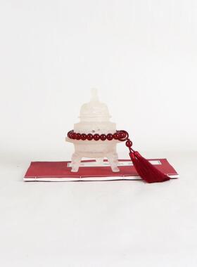 新中式香炉摆件客厅书房桌面软装饰品样板间茶室茶几搭配组合摆设