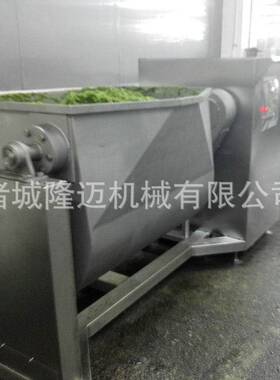 全自动花生酱炒料机芝麻酱麻汁搅拌炒锅红油金针菇横轴搅拌炒锅