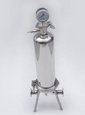 卫生级微滤器3过04不锈钢微孔膜过过滤器食品174效孔除菌微孔滤器