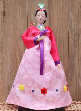 韩国人偶工艺摆饰人形娃娃烤肉店料理店酒店用品装饰礼品特色民俗