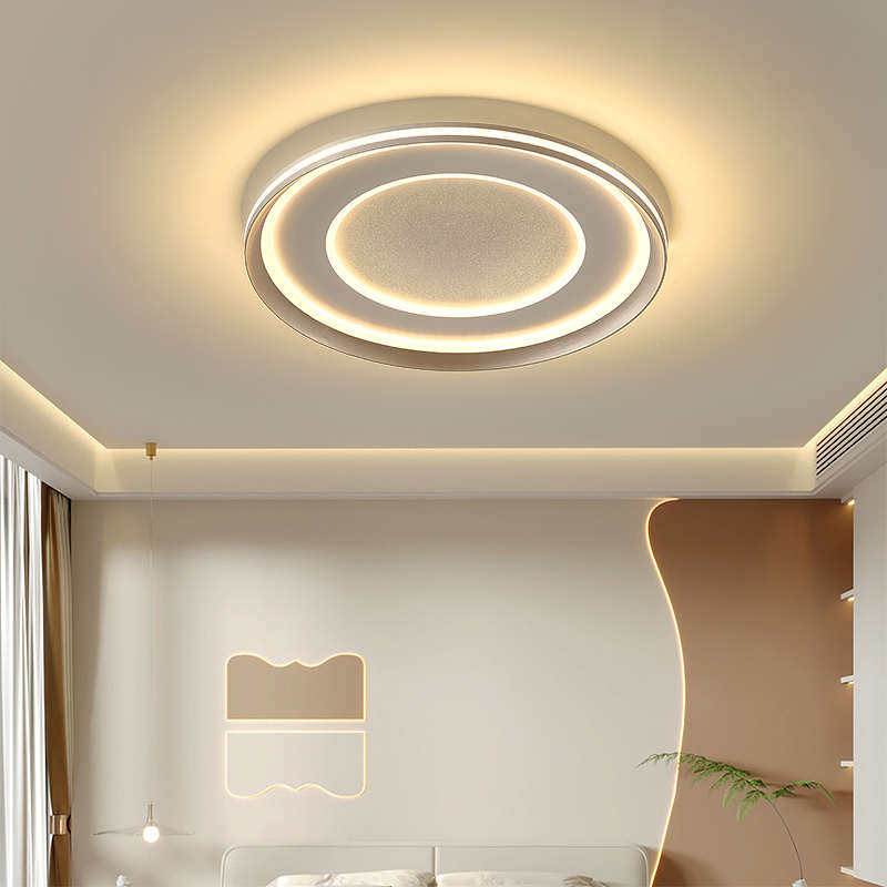 创意超薄吸顶灯高级感卧室灯现代简约北欧轻奢护眼主卧房间圆灯具,淘宝优惠券,粉丝福利购,淘宝优惠卷