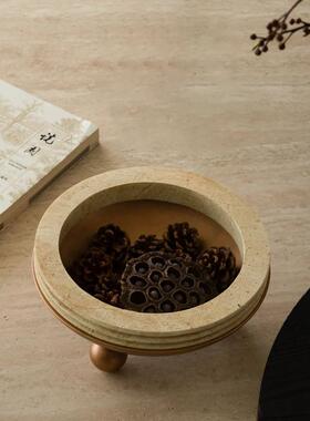 现轻奢样板客厅ES-A6457茶几托盘摆件客厅茶几装个饰代品性高脚房