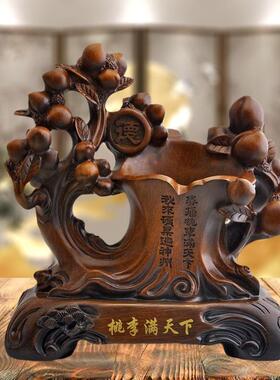 工厂直销树脂工艺品桃李满天下笔筒学生教师桌面开业礼品