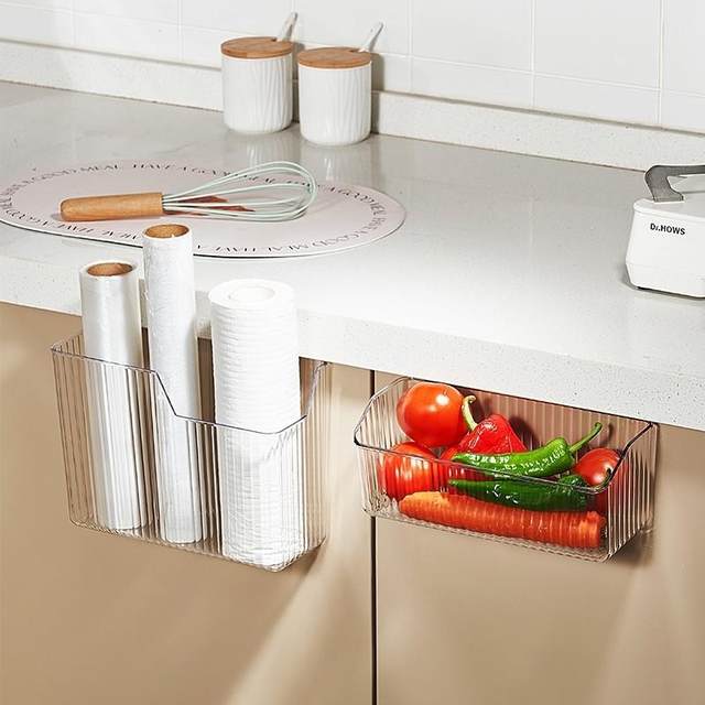 Cabinet hanging basket storage rack kitchen cabinet door hanging storage box onion ginger garlic seasoning rack hanging box storage basket storage basket
