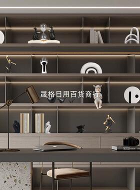 2020现代简柜轻奢客厅摆件家约居办饰品展示柜书酒柜装饰品公室工