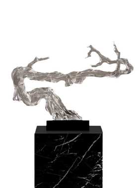 家居礼品树招财摆件酒店客房开业客厅树脂摆设工艺品玄关型透明