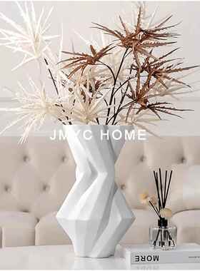 软装饰品轻奢树脂花器样板房家居客厅茶几餐厅吧台桌面插干花瓶