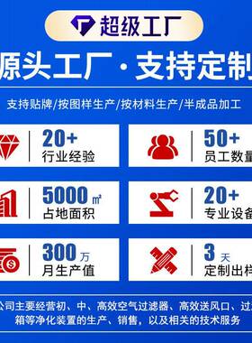 精密空调初效滤网G4板滤纸框初效过滤滤芯空气过滤净化机组过滤网