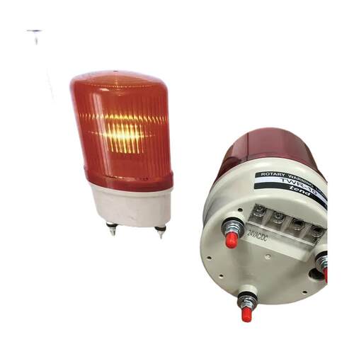 天得TEND旋转闪光警示灯TWR-107R 钨丝灯泡100mm闪光警示灯24V - 图2
