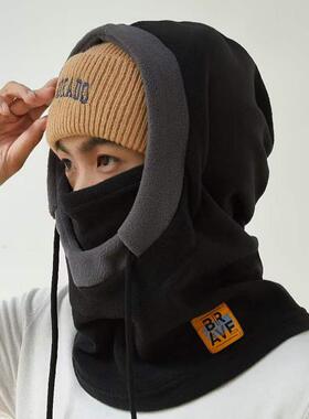 冷库专用帽子套头帽防风男女骑行