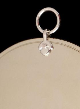 黄铜凹镜凸镜财铜镜家用招镜子门口装饰挂件用品随身配件结婚摆件