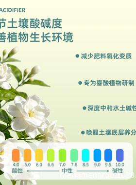 柠檬酸土壤调酸剂硫酸亚铁花用酸性料花卉专用花水溶茶花