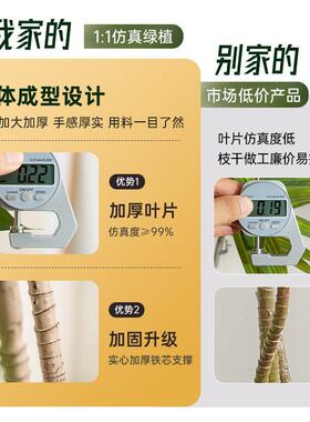 彷真绿色植物高端轻奢巴西木室内客厅装饰落地摆件彷生假植物盆栽