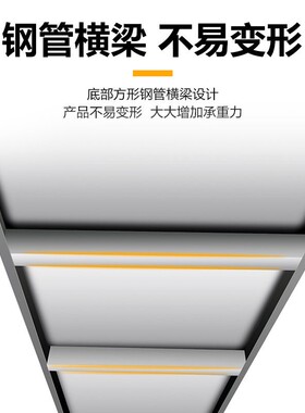 不锈钢厨房货架置物架落地多层收纳架微波炉储物架仓库隔板加厚款