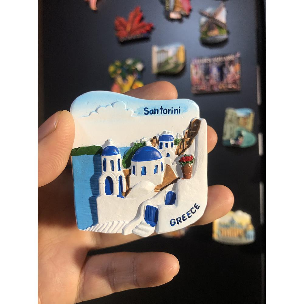 3D立体世界各国各地冰箱贴磁贴城市旅行欧洲国家旅游纪念品创意 - 图1