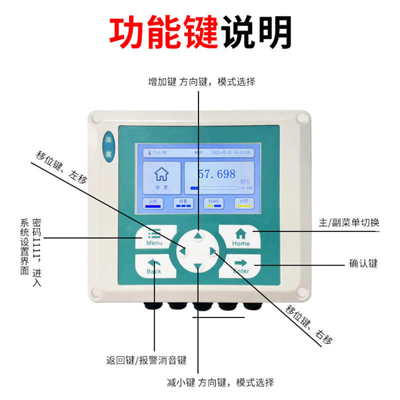 浊度仪工业废水地表水监测仪在线市政仪处理污水浊度浊度在线 - 图0