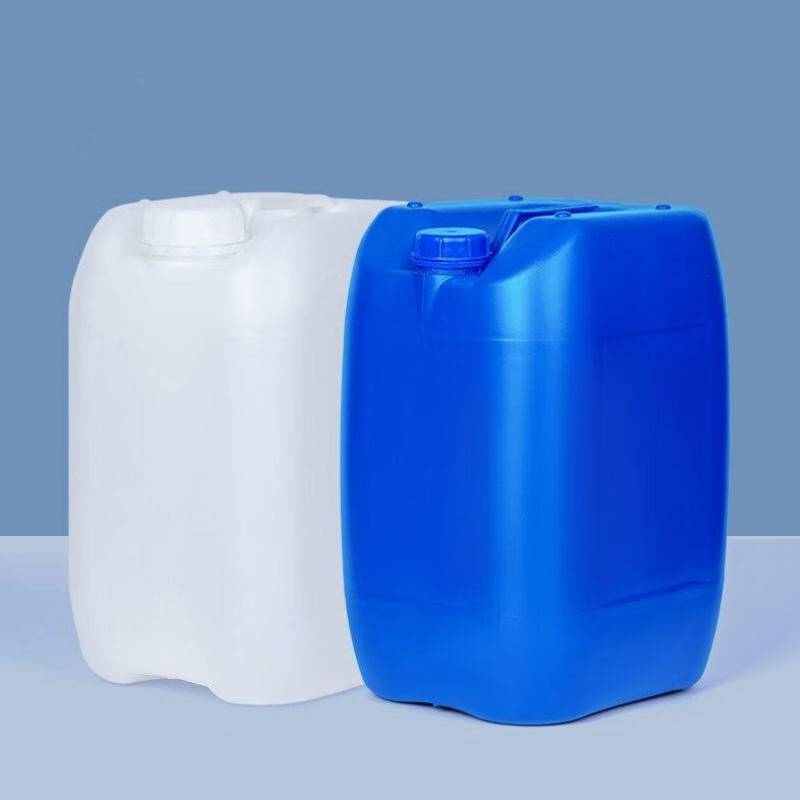 苏彩20L蓝色堆码桶带盖塑料桶方桶闭口桶化工桶密封废料废液桶-图2