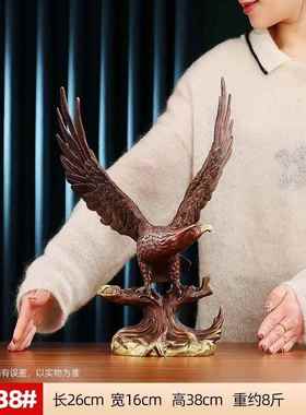 高档德祥缘开铜老鹰摆件大品鹏展翅大宏图家居展装饰办公室公司业