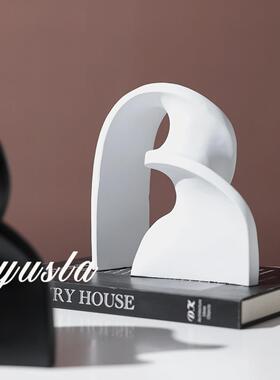 现代简约创意摆件样板房客厅电视柜玄关书房柜售楼部摆设软装饰品