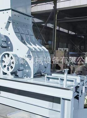 供应一体化移动式双级粉碎机给料破碎输送一体机无筛底不堵料