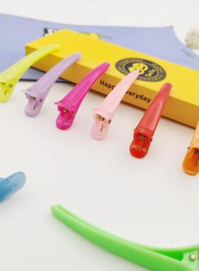 Cute Candy-Colored Bangs Clip 8cm Face Washing Duckbill Clip