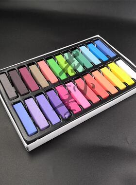 包邮 手工DIY 热缩片色粉12色/24色/36色学生色粉笔粉画笔粉彩棒