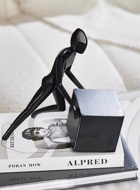 现代轻奢金板属饰品摆件酒柜电艺视柜玄关客厅样间售楼处软装Z022