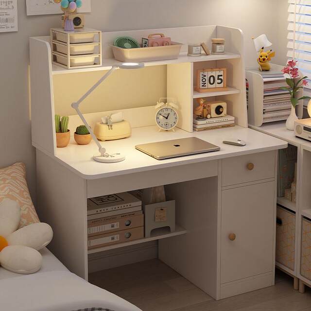 Door desk student home writing storage shelf can lift computer desk desk bookcase bookshelf integrated table table table table table table table table table table
