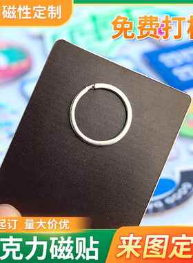 个性定制创意压克力冰箱贴婚纱宝宝照片软磁铁定做家居装饰品磁铁