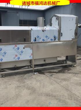 炸道口烧鸡油炸炉 油水分离渣扒鸡设备 吊挂式扒鸡油炸机