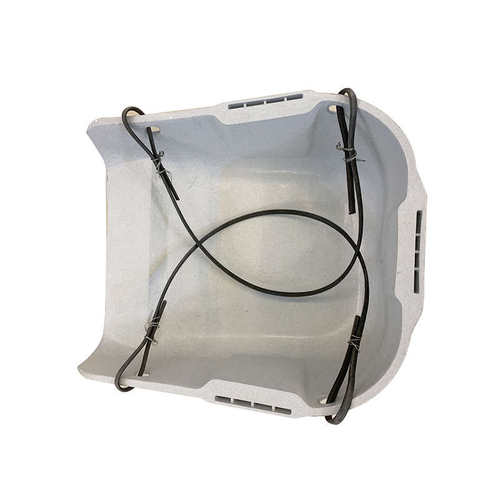 A农用建筑挑泥沙簸箕挑土簸箕垃圾塑料撮箕工地箢箕橡胶粪箕畚箕L - 图1