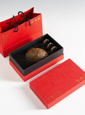 黄铜富甲天下龟壳龟甲手把件男士随身家居装饰客厅办公室桌面摆件