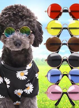 时尚宠物眼镜 猫咪墨镜狗狗太阳镜泰迪个性搞怪头饰毛绒宠物配饰
