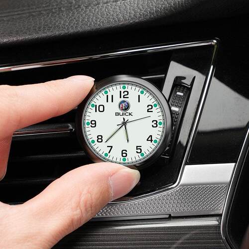 车载表盘时钟夜光石英钟表星空底夜光时间表电子表钟表车内摆件 - 图0