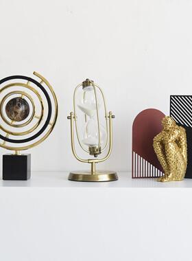 高级感轻奢创意摆件样板间客厅玄关酒柜装饰品雕塑艺术人物摆设