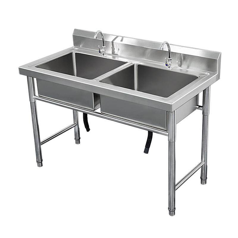 304加厚款不锈钢水池水槽单双三平台水池家用商用洗碗洗手盆消毒,淘宝优惠券,粉丝福利购,淘宝优惠卷