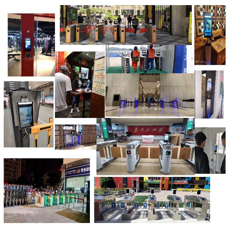Little janitor face recognition and temperature measurement all-in-one machine face recognition consumer machine access control and attendance visitor all-in-one machine test