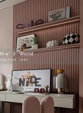 KINO奇诺儿童房摆件组合套装样板间小孩房女孩书桌学习桌软装饰品