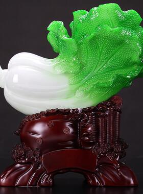 号招财百财聚来玉6695菜摆办公室白摆设大客厅工艺公司店铺开业礼