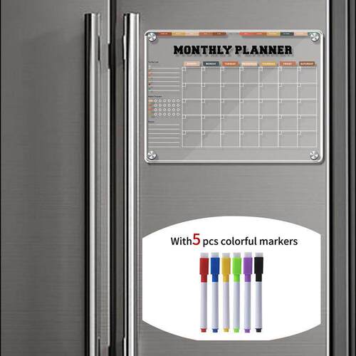magnetic transparent acrylic board note message schedule - 图2
