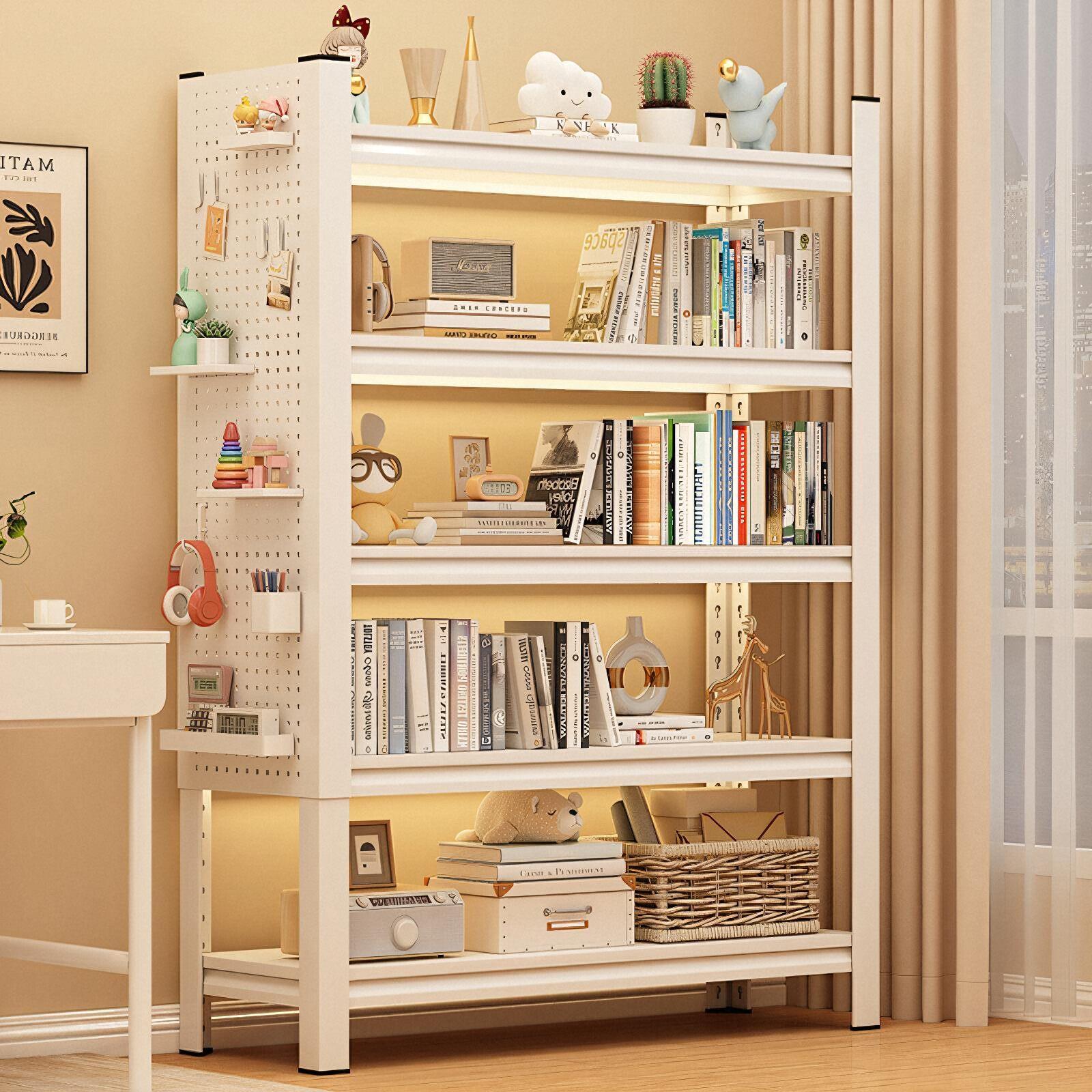 Kitchen hole board rack floor-standing multi-layer microwave oven multi-functional storage rack household oven rack pot