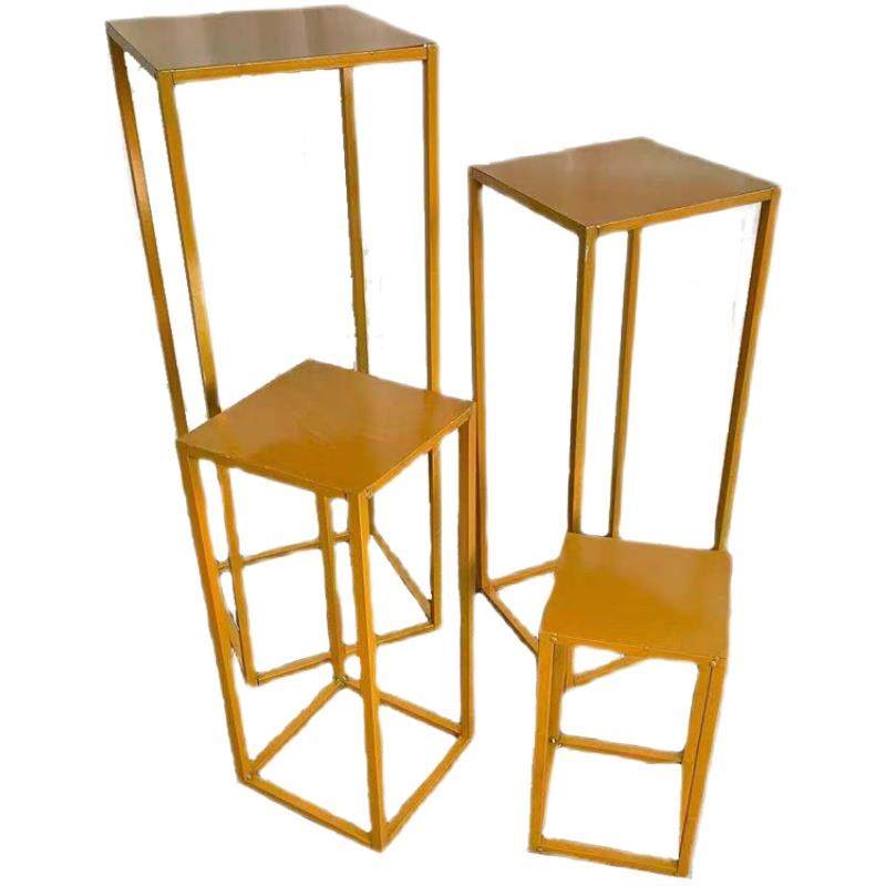 新款婚庆道具长方形几何路引四件套婚礼甜品台立体花器橱窗摆件,淘宝优惠券,粉丝福利购,淘宝优惠卷